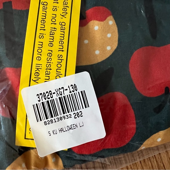 🆕 NWT Hanna Andersson Candy Apples long john pajama set size 8 - Picture 4 of 5